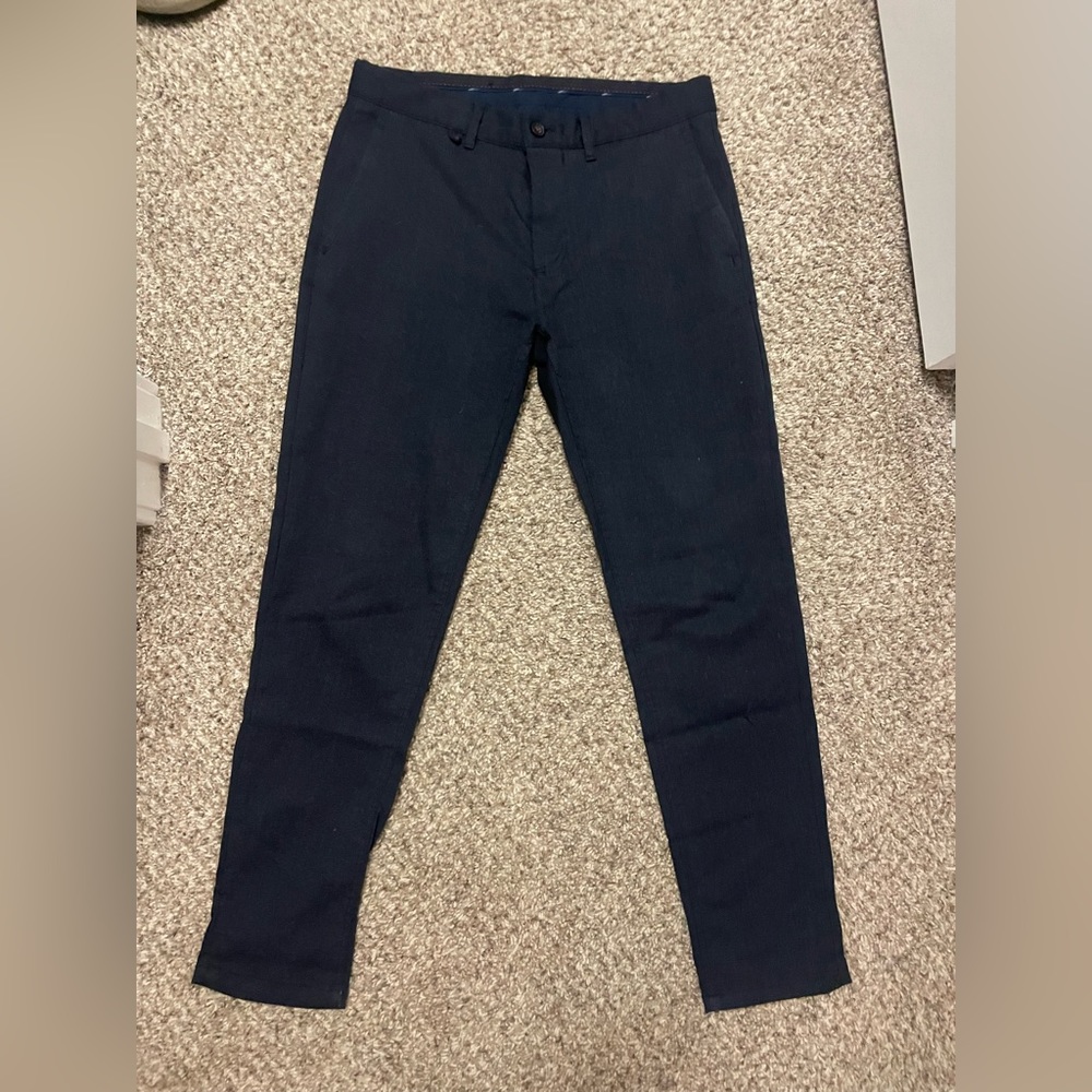 Zara Pants. Navy. Waits 30. Used.